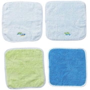 4-pack Washcloth Blue With Turtle