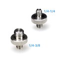 thumbnail image 4 of Dual Head 1/4"-3/8'' Screw Adapter for Camera Tripod Quick Release Plate;Dual Head 1/4"-3/8'' Screw Adapter for Camera Tripod Monopod, 4 of 6