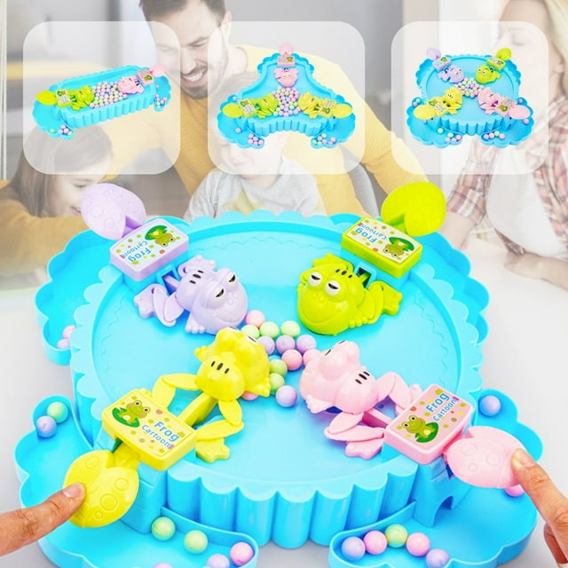 Sentmoon Summer Toys Lightweight & Easy to Grip Hungry Frogs Eating Beans Children Board Strategy Games Toy Family Competitive Interactive Stress Relief Toy Interesting Games