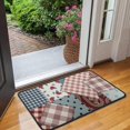 thumbnail image 2 of Pioneer Flower Floral Print Pattern Door Rugs,Washable Non Slip Door Mats Indoor,Decorative Door Mats,Entry Mat Indoor for Entrance,Bedroom,Kitchen,Bathroom,30"x17", 2 of 6