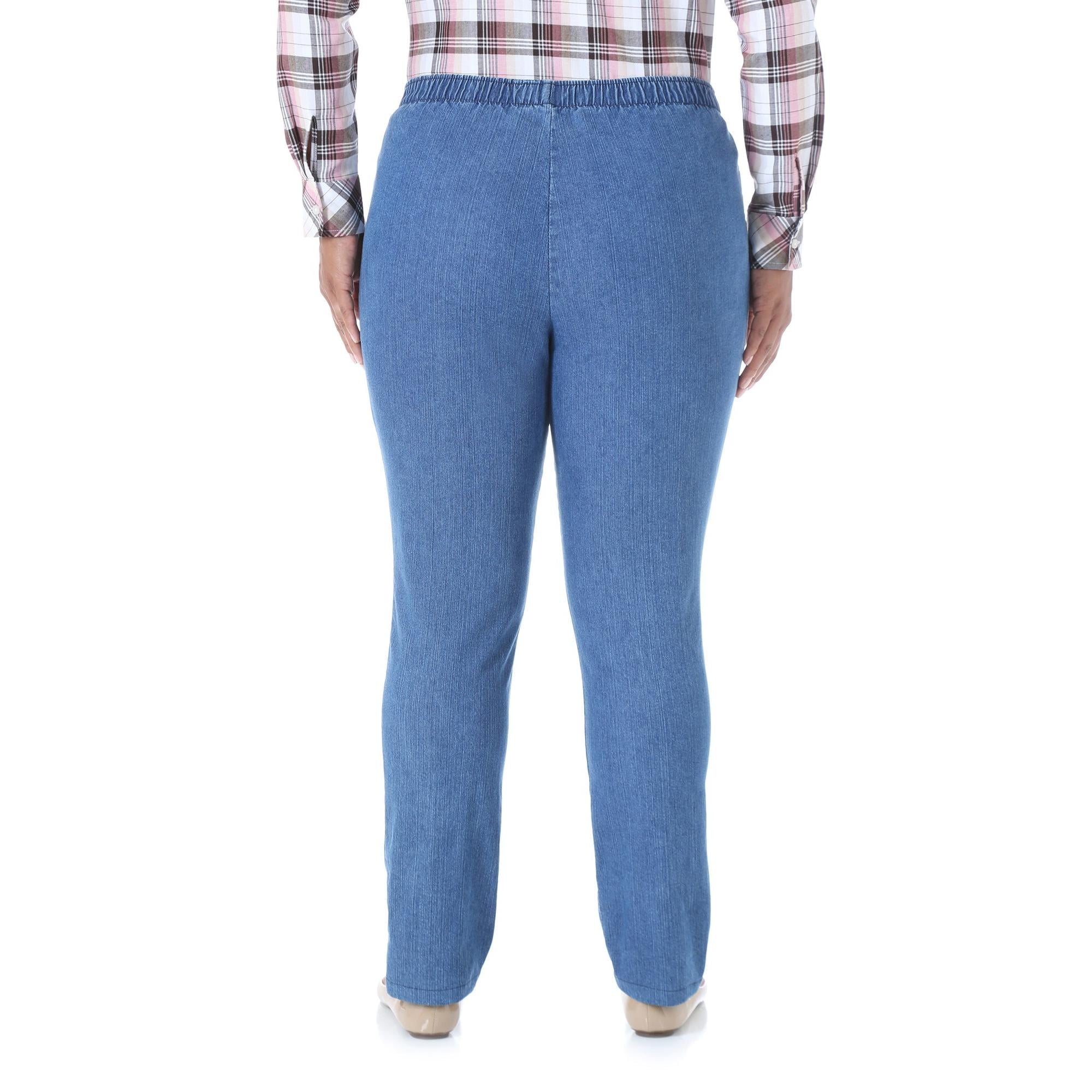 womens plus pull on jeans