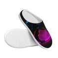 thumbnail image 3 of Yiaed Futuristic Purple Panther A、 Print Slippers Fuzzy Warm Cozy Slippers Non Slip House Slippers For Indoor Outdoor Slippers House Slippers-39/40, 3 of 7