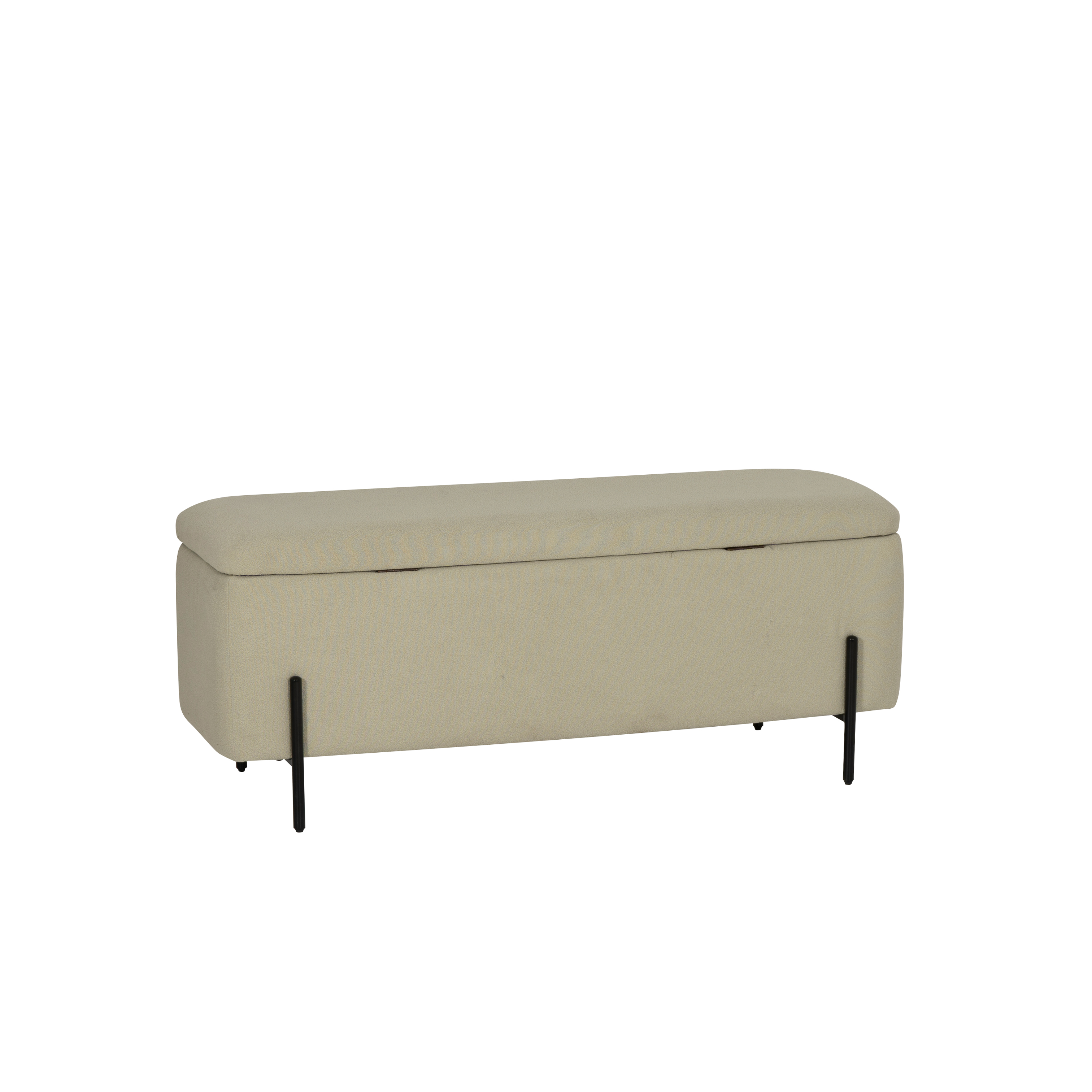 MacLaren Upholstered Storage Bench Mint Frost Green