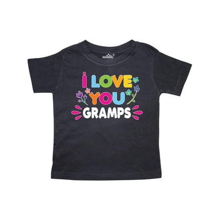 

Inktastic I Love You Gramps with Flowers Gift Toddler Toddler Girl T-Shirt