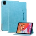 thumbnail image 6 of ELEHOLD for iPad Pro 12.9 2021/2020/2018/2022 ,Premium PU Leather Card Slot Folio Stand Cover, Auto Wake/Sleep,Multiple Viewing Angles Magnetic Smart Shockproof Protective Cover,Skyblue, 6 of 6