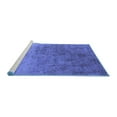 thumbnail image 2 of Ahgly Company Machine Washable Indoor Rectangle Oriental Blue Industrial Area Rugs, 8' x 10', 2 of 4