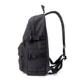 thumbnail image 5 of Mochila negra para mujer, mochila impermeable para la escuela secundaria, mochila de viaje liviana, mochila universitaria básica clásica, se adapta a 15,6 pulgadas, 5 of 5