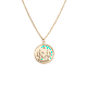 thumbnail image 3 of Collar para Mujer de Horóscopo LuckyLy, Acero Inoxidable con Baño de Oro 18k y Dije de Signo Zodiacal, Modelo Astra dorado UNITALLA, 3 of 8