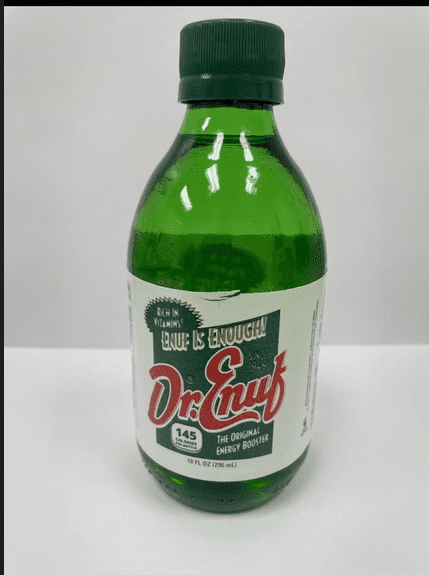 Dr Enuf Lemon Lime Drink, 10 Fl Oz, 6 Pack Bottles