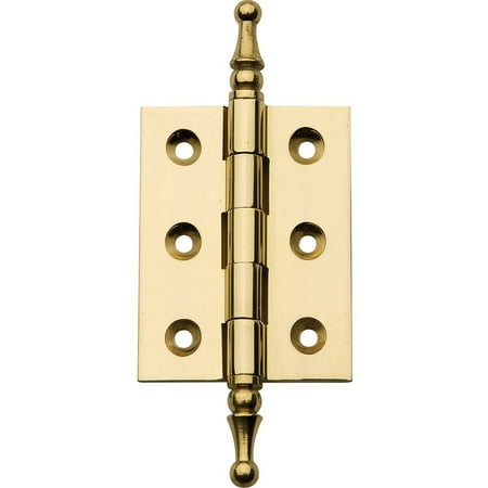 Hinge Finial Polished Brass - Polished Brass Finial Tip Hinges 2