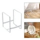 thumbnail image 5 of Escurridor de platos Macarena organizador de secado de platos soporte de licencia de hierro escurridor de encimera ahorro de e blanco S, 5 of 8