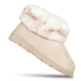 thumbnail image 6 of Jessica Simpson Women's Microsuede Super Soft Bootie Slippers with Indoor Outdoor Sole, 6 of 8
