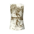 thumbnail image 5 of Lsque Plowed Field With Horses Printed Workout Tank Tops for Women, Athletic Sports Tank Tops, Compression Sleeveless Dry Fit Shirts,Sleeveless Yoga Shirt-Medium, 5 of 9