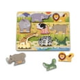 thumbnail image 2 of Melissa & Doug Wooden 8-Piece Safari Friends Chunky Puzzle, 2 of 2