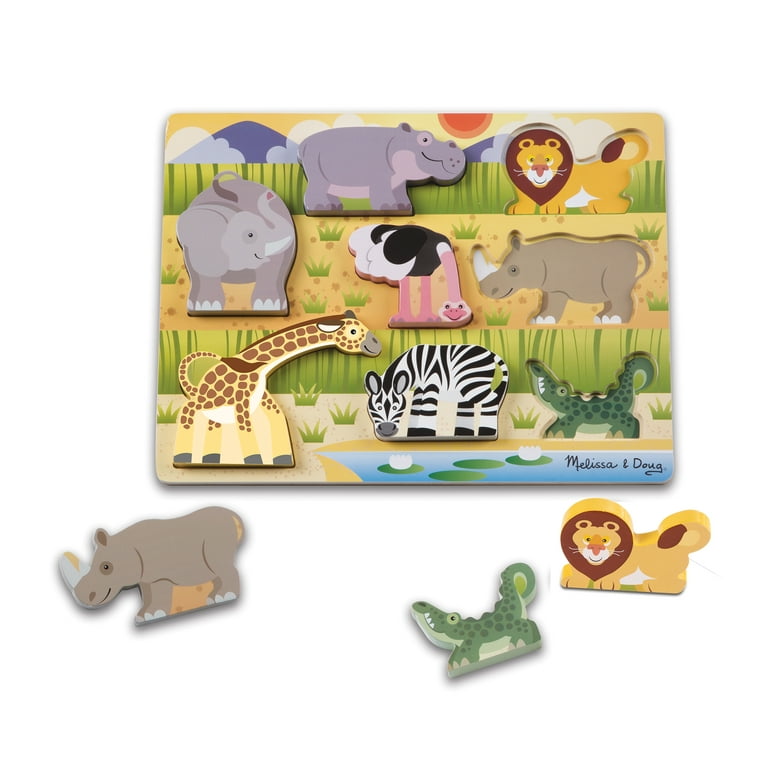 Chunky Puzzle, Safari - Melissa & Doug