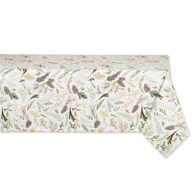 Design Imports CAMZ13317 Nappe Imprimée 60 x 104 Po. Branches Scintillantes