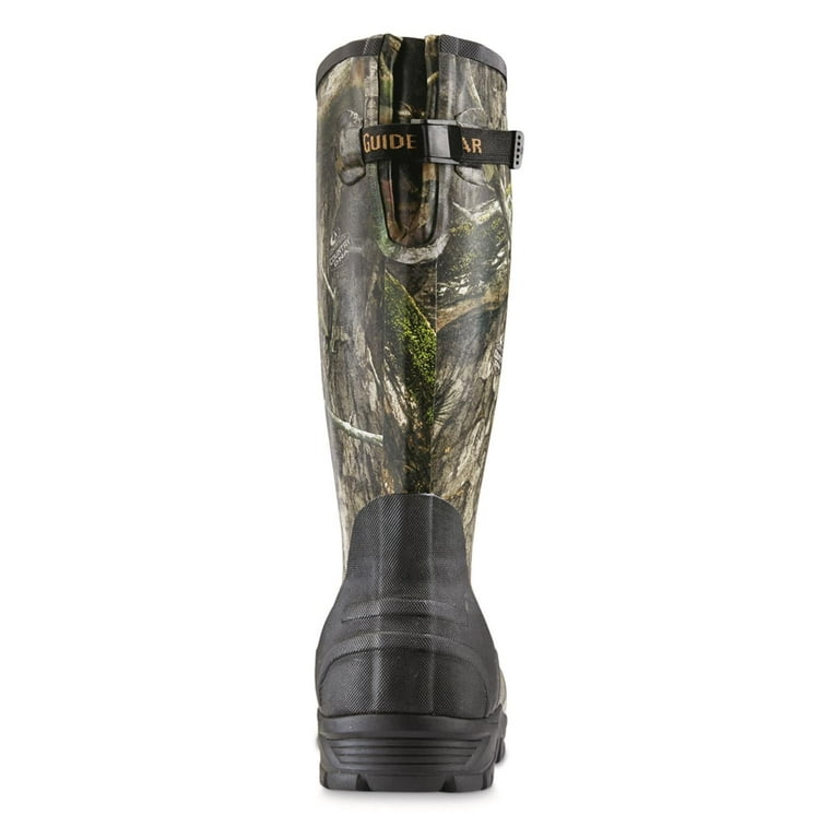 Mens Ankle Fit 2400 gram Insulated Rubber Boots Mossy Oak Country DNA Guide Gear Men main image 2