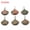 Unakite, variant on 22mm Stone Fan-shaped Pendant Crystal Gemstone Jewelry Charms Beads DIY Healing