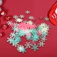 thumbnail image 2 of 2PC 50 Pcs Luminous Snowflakes Luminous Snowflakes Four Colors Mixed In Pack Christmas Stickers Christmas Stickers For Kids Christmas Gift Stickers Small Stickers Holiday Stickers, 2 of 8