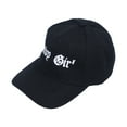 thumbnail image 2 of Gorra bordada para niños Gorra de béisbol ajustable para niños pequeños Sombrero de ocio para bebés de 15 años (negro C), 2 of 5