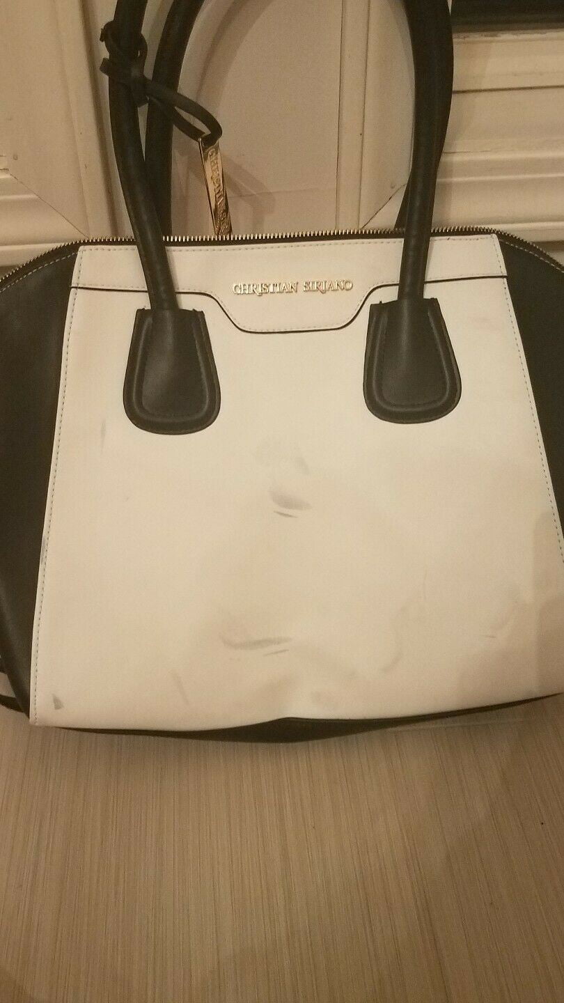 christian siriano purses black and white