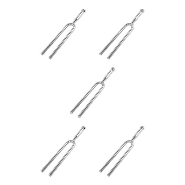Greeniant Tenedor de afinación de 523Hz, accesorio de horquilla de energía para guitarra de tono C de acero inoxidable para instrumentos 5piezas