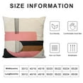 thumbnail image 5 of ARISTURING  Modern Boho Throw Pillow Cover, Simple Textured Neutral Accent Pillowcase, Minimalist Abstract Geometric Decorative Cushion Sham for Bed Couch Sofa, 5 of 5