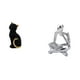 thumbnail image 1 of Figura de escritorio,Estatua de gato,linda estantería,escritorio,decoración del hogar,Figura decorativa creativa para la oficina y el hogar.,Figura de lector abstracto,Estatua de pensador, 1 of 8