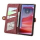 thumbnail image 2 of For Motorola Moto G75 5G Case Zipper Wallet Geometry Lines Leather Phone Cover - Green, 2 of 5