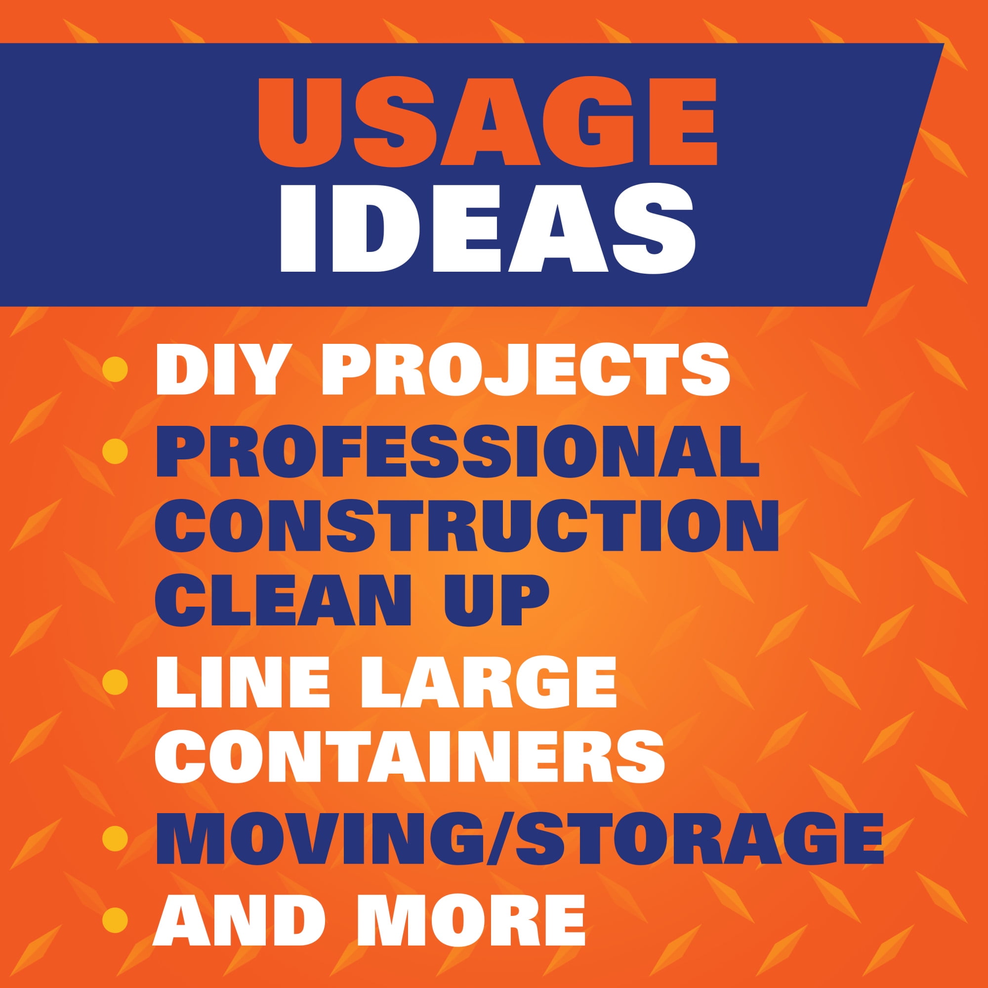 (4 pack) Hefty Heavy Duty Contractor Large Trash Bags, 42 gallon, 20 Count