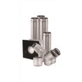 thumbnail image 1 of Kit de tubos de ventilación DuraVent de aluminio horizontal de 4 pulgadas para interiores, 1 of 2