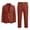 Red, variant on Stamzod Boys Fashion formal Suit Set Long Sleeve Suit Jacket and Pants Sets Two Piece Boys Outfits 0-12 Years Purple 5-6Years