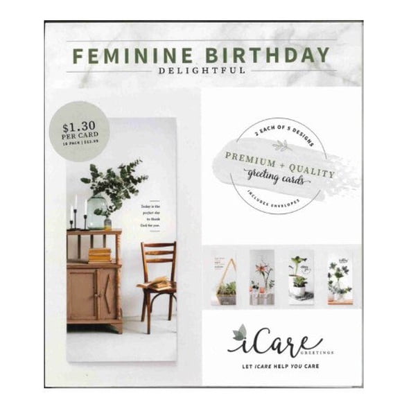 ICare- Delightful Birthday Card Package