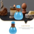 thumbnail image 2 of Exquisito recipiente de cerámica para aceites esenciales, dispensador de aceites esenciales para salón de belleza y spa (azul), 2 of 6