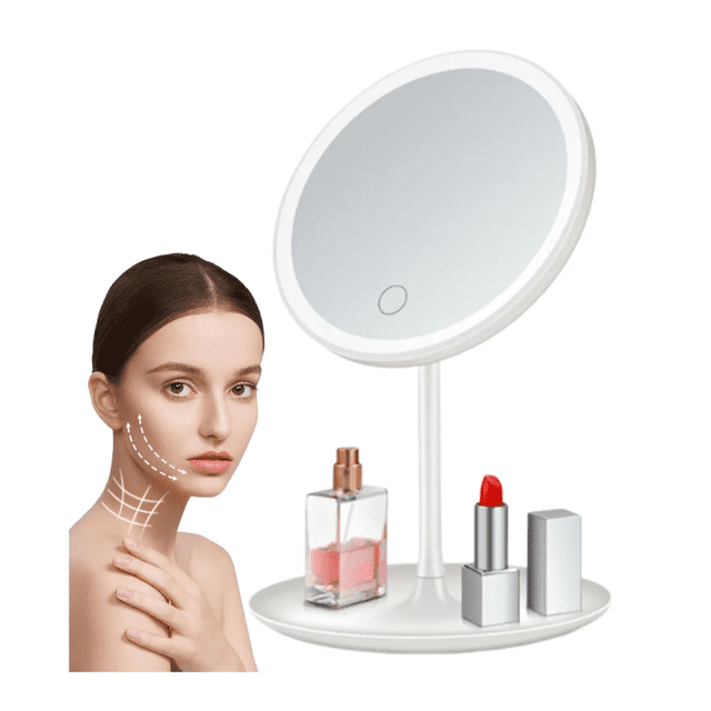 Xtellar Espejo De Maquillaje Con Luz Led Usb Recargable Marco