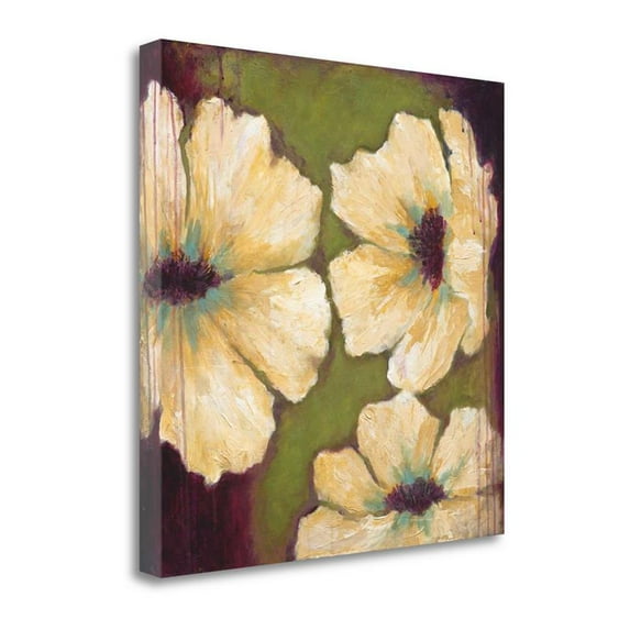 30" x 30" Blooms II By Wani Pasion - Wall Art Print on Canvas Fabric Multi-Color