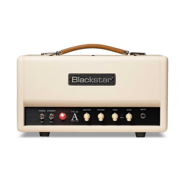 Cabezal amplificador de guitarra Blackstar TV-10 AH 10 W 6L6 Cream