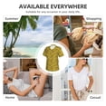 thumbnail image 5 of Honeii Corn 6 Print Women's Classic V-Neck T-Shirt,Womens Fashion Tops,Stylish Everyday Top for Women, Casual Summer Spring Outfits Clothes-Medium, 5 of 5