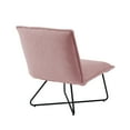 thumbnail image 4 of Linon Kelvin Sherpa Blush Chair, 4 of 10