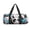 Panda Cute Pink Hearts, variant on Xecao Patchwork In Country Style print Round Travel Duffel Bag is a foldable gym bag with an inner pocket, perfect for travel sports