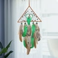 thumbnail image 3 of Sunjoy Tech Feather Dreamcatcher with Lanyard Easy to Hang Wall Art Ornament Front Door Dream Catcher Pendant Craft Gifts for Party, 3 of 7