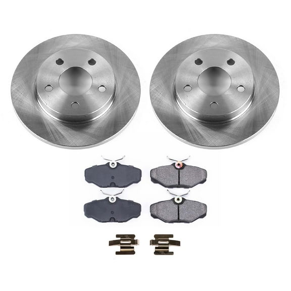 Ultimate Brakes Rear Semi-Metallic Brake Pad and Rotor Kit with Hardware WM80514