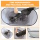 thumbnail image 2 of BRIGHTFUFU Babero de corte de mascotas Durable para perros lavables coleccionista de cabello plegable para mascotas de pelo de pelo de mascotas, 2 of 8