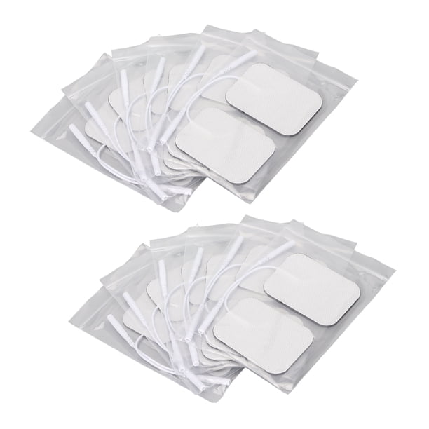 Parche de electrodo rectangular, 12 piezas Almohadilla de electrodo rectangular Parche de electrodo Almohadilla de electrodo Uso conveniente