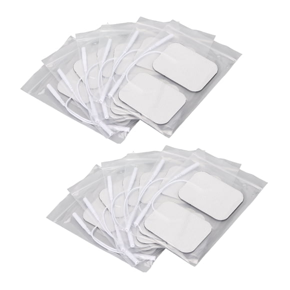 Parche de electrodo rectangular, 12 piezas Almohadilla de electrodo rectangular Parche de electrodo Almohadilla de electrodo Uso conveniente