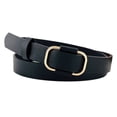 thumbnail image 4 of Fashion Luxury Design  Casual Jeans Belt Waist Strap Student Waistband Leather Belt COFFEE, 4 of 8