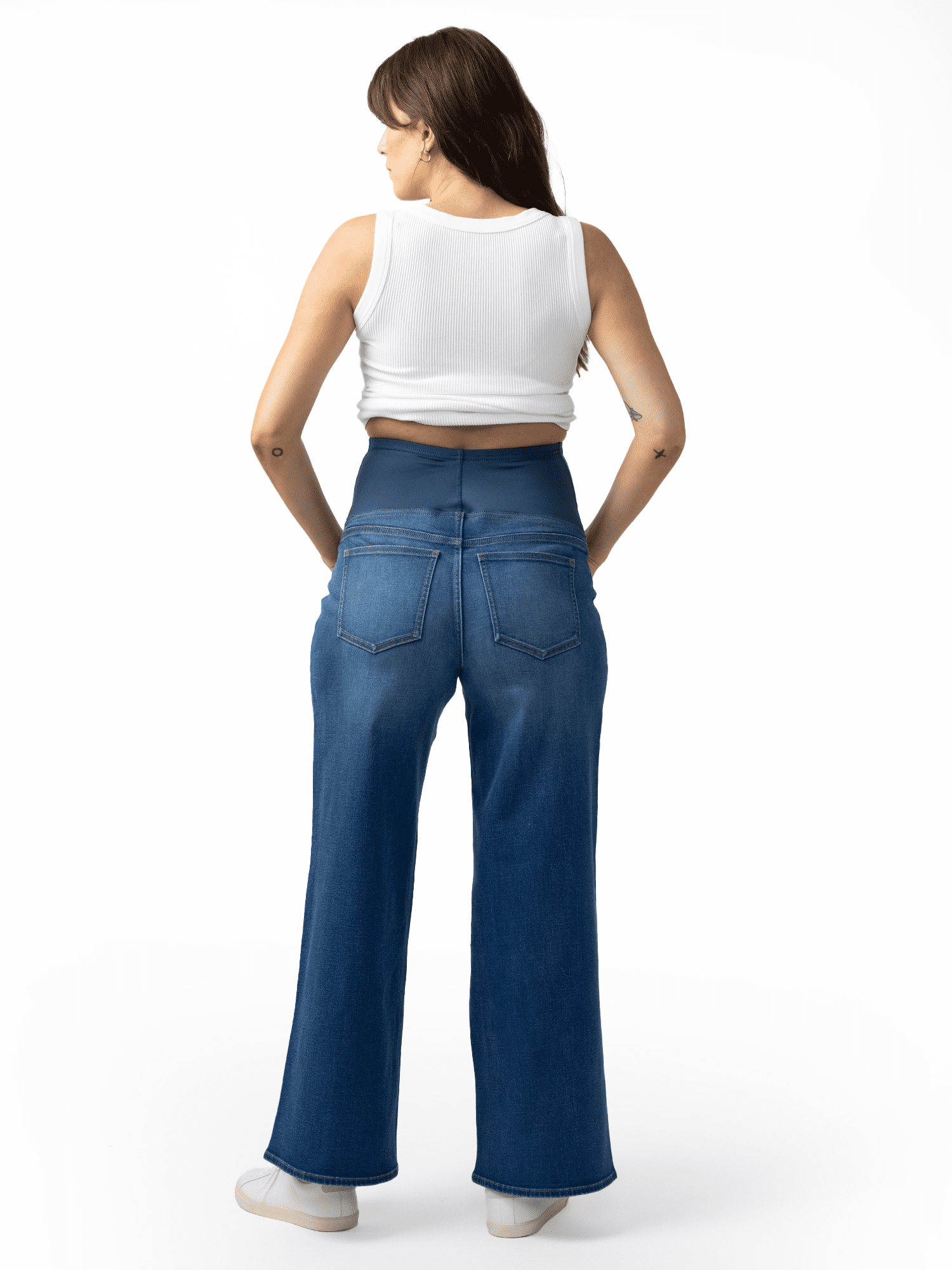 Ingrid & Isabel For Every Belly Maternity Wide Leg Jeans, Size S-XXL