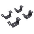 thumbnail image 1 of Support de Poche pour Piquet de Remorque, Trous Pré-Percés Anti-Casse, Rond, 4 Pcs, Pochette de Remorque Utilitaire pour Camion à Plateau, 1 of 7