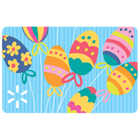 Easter Egg Balloons Walmart eGift Card