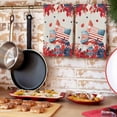 thumbnail image 2 of 4th of July Kitchen Towels Set of 2 Gnome American Flag Patriotic Dish Towels and Dishcloths Sets Decorative Tea Towel Memorial Liberty Independence Day Absorbent Hand Towels for Kitchen Bathroom, 2 of 6